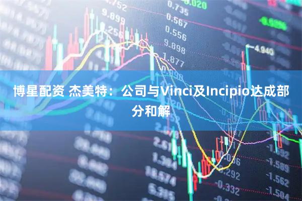 博星配资 杰美特：公司与Vinci及Incipio达成部分和解